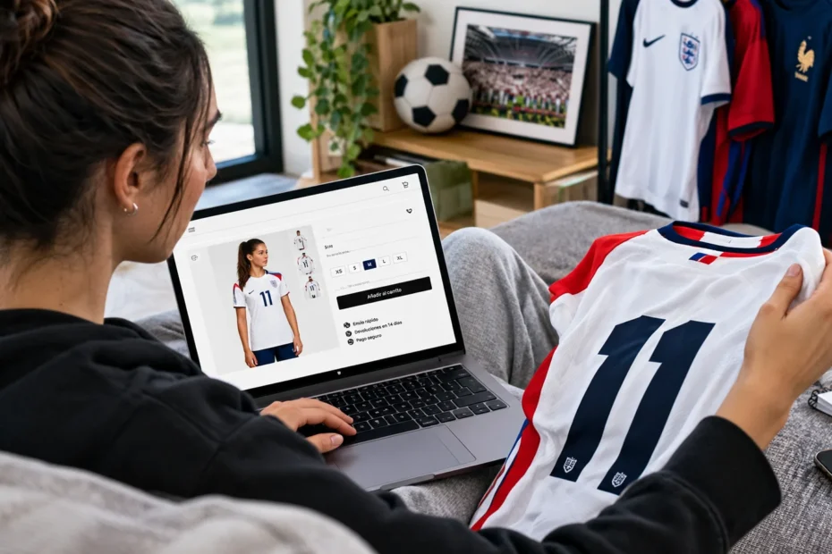 camiseta de futbol en línea